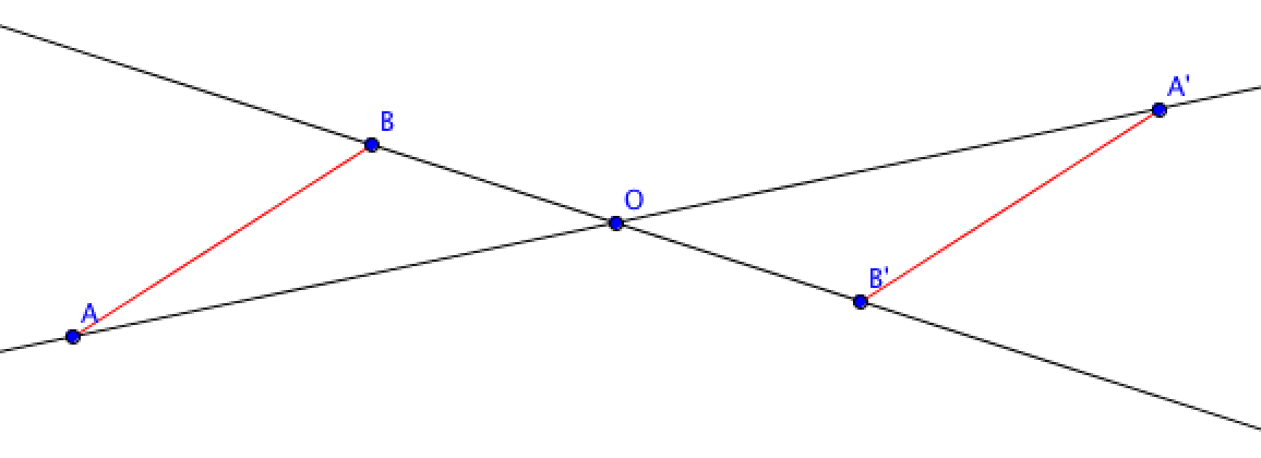 symétrie centrale